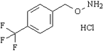 O-[[4-(Trifluoromethyl)phenyl]methyl]hydroxylamine hydrochloride التركيب الكيميائي