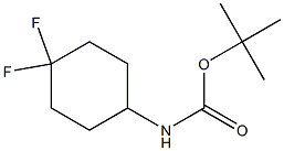 N-T-BOC-4，4-DIFLUOROCYCLOHEXYLAMINE Chemical Structure