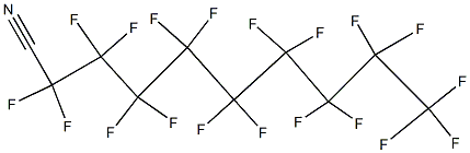 Nonadecafluorodecanenitrile Chemische Struktur