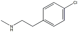 N-Methyl-4-chlorophenethylamine Chemical Structure