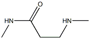 N-Methyl-3-(methylamino)propanamide التركيب الكيميائي