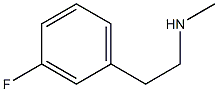 N-Methyl-2-(3-fluorophenyl)ethanamine Chemical Structure