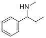 N-Methyl-1-phenylpropylamine Chemical Structure