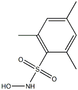 N-Hydroxy-2，4，6-trimethylbenzenesulfonamide 化学構造