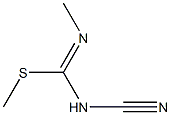 N-Cyano-N'，S-dimethylisothiourea Chemical Structure