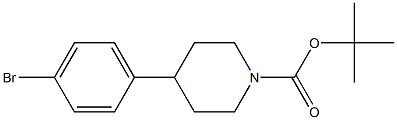 N-Boc-4-(4-bromophenyl)piperidine التركيب الكيميائي