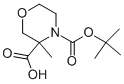 N-Boc-3-methylmorpholine-3-carboxylic Acid Chemical Structure