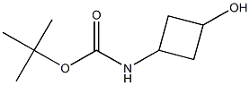 N-Boc-3-aminocyclobutanol Chemical Structure