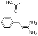 N-Benzylguanidinium acetate Chemical Structure