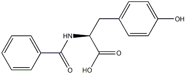 N-Benzoyl-L-tyrosine Chemical Structure