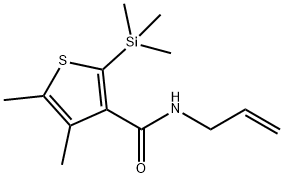 N-Allyl-4，5-dimethyl-2-(trimethylsilyl)thiophene-3-carboxamide Chemical Structure