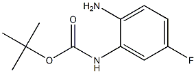 N2-(tert-Butoxycarbonyl)-4-fluoro-1，2-phenylenediamine Chemical Structure