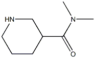 N，N-Dimethylpiperidine-3-carboxamide التركيب الكيميائي