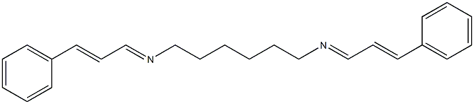 N，N'-Dicinnamylidene-1，6-hexanediamine التركيب الكيميائي