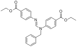 N，N'-Bis(4-ethoxycarbonylphenyl)-N-benzylformamidine Chemical Structure