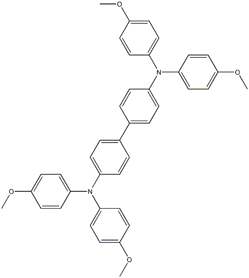 N，N，N'，N'-Tetrakis(4-methoxyphenyl)benzidine Chemische Struktur