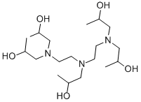 N，N，N'，N''，N''-Pentakis(2-hydroxypropyl)diethylenetriamine Chemische Struktur