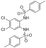 N，N'-(4，5-dichloro-1，2-phenylene)bis(4-methylbenzenesulfonamide) Chemical Structure