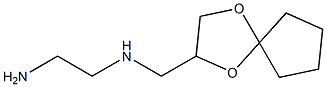 N-*1*-(1，4-Dioxa-spiro[4.4]non-2-ylmethyl)-ethane-1，2-diamine Chemical Structure