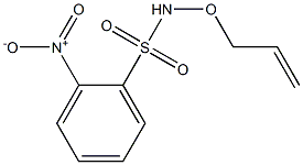 N-(Allyloxy)-2-Nitrobenzenesulfonamide Chemische Struktur