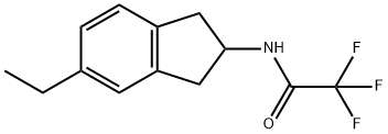 N-(5-ethyl-2，3-dihydro-1H-inden-2-yl)-2，2，2-trifluoroacetamide Chemical Structure