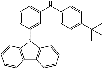 N-(4-tert-butylphenyl)-3-(9H-carbazol-9-yl)aniline Chemical Structure