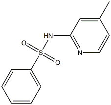 N-(4-Methyl-2-pyridyl)benzenesulfonamide Chemical Structure