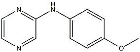 N-(4-Methoxyphenyl)pyrazin-2-amine 化学構造