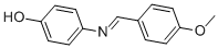 N-(4-Methoxybenzylidene)-4-hydroxyaniline Chemische Struktur