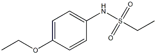 N-(4-Ethoxyphenyl)ethanesulfonamide 化学構造