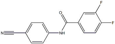 N-(4-Cyanophenyl)-3，4-difluorobenzamide Chemical Structure