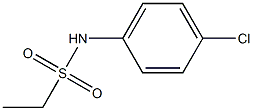 N-(4-Chlorophenyl)ethanesulfonamide Chemical Structure