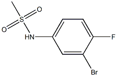 N-(3-Bromo-4-fluorophenyl)methanesulfonamide 化学構造