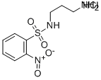 N-(3-Aminopropyl)-2-nitrobenzenesulfonamide Hydrochloride Chemical Structure