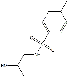 N-(2-Hydroxypropyl)-4-methylbenzenesulfonamide Chemische Struktur