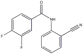 N-(2-Cyanophenyl)-3，4-difluorobenzamide Chemical Structure