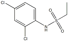 N-(2，4-Dichlorophenyl)ethanesulfonamide التركيب الكيميائي