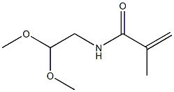 N-(2，2-Dimethoxyethyl)methacrylamide Chemical Structure