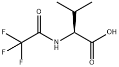 N-(2，2，2-Trifluoroacetyl)-L-valine 化学構造