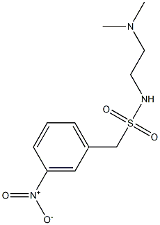 N-(2-(diMethylaMino)ethyl)-1-(3-nitrophenyl)MethanesulfonaMide التركيب الكيميائي