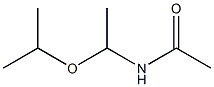 N-(1-Isopropoxyethyl)acetamide 化学構造