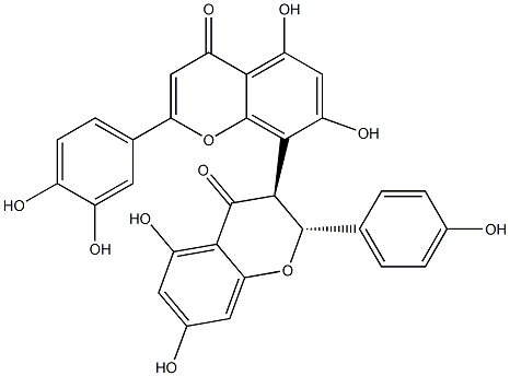 Morelloflavone التركيب الكيميائي