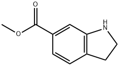 Methyl indoline-6-carboxylate 化学構造