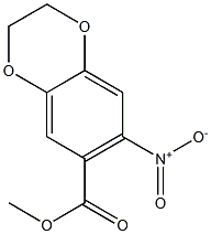 Methyl 7-Nitro-1，4-benzodioxane-6-carboxylate Chemical Structure