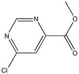 Methyl 6-Chloropyrimidine-4-carboxylate Chemical Structure