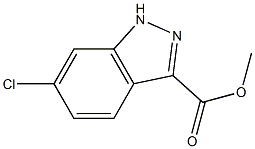 Methyl 6-chloro-1H-indazole-3-carboxylate Chemische Struktur