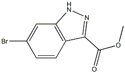 Methyl 6-Bromo-1H-Indazole-3-Carboxylate Chemical Structure