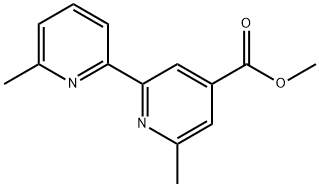 Methyl 6，6'-dimethyl-[2，2'-bipyridine]-4-carboxylate Chemische Struktur