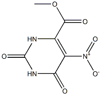 Methyl 5-Nitrouracil-6-carboxylate Chemical Structure