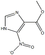 Methyl 5-Nitroimidazole-4-carboxylate 化学構造